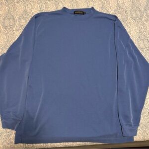 Bugatchi Uomo blue long sleeve shirt size medium